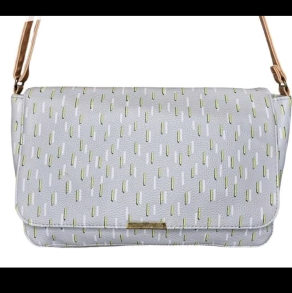 Thirty-One Day By Day Crossbody/ Shoulder Bag Dancing Dash Pebble Summer 21' EUC